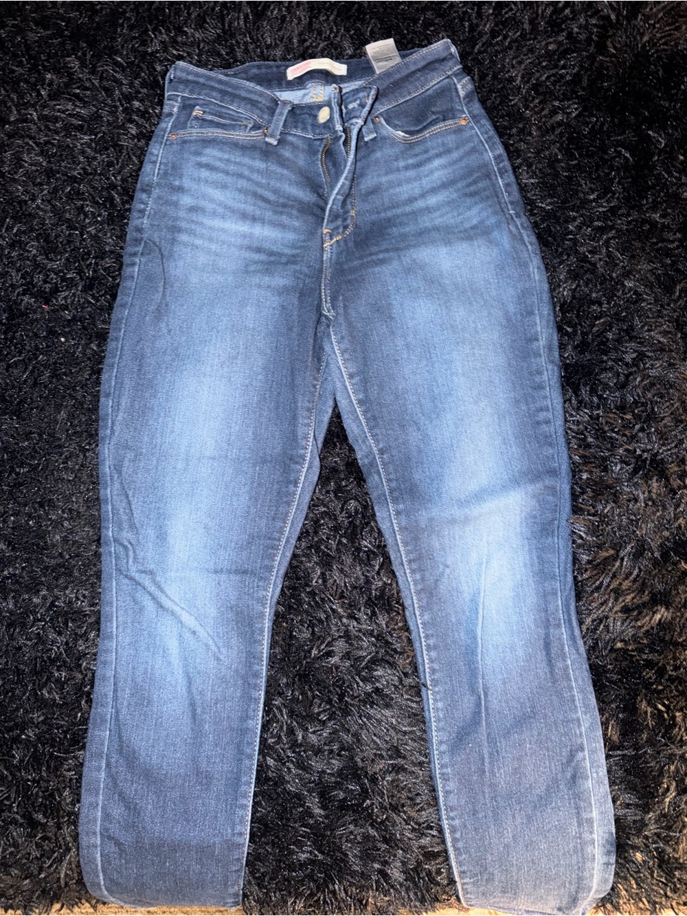 Signature by Levi Strauss Blue High-Rise Skinny Jeans